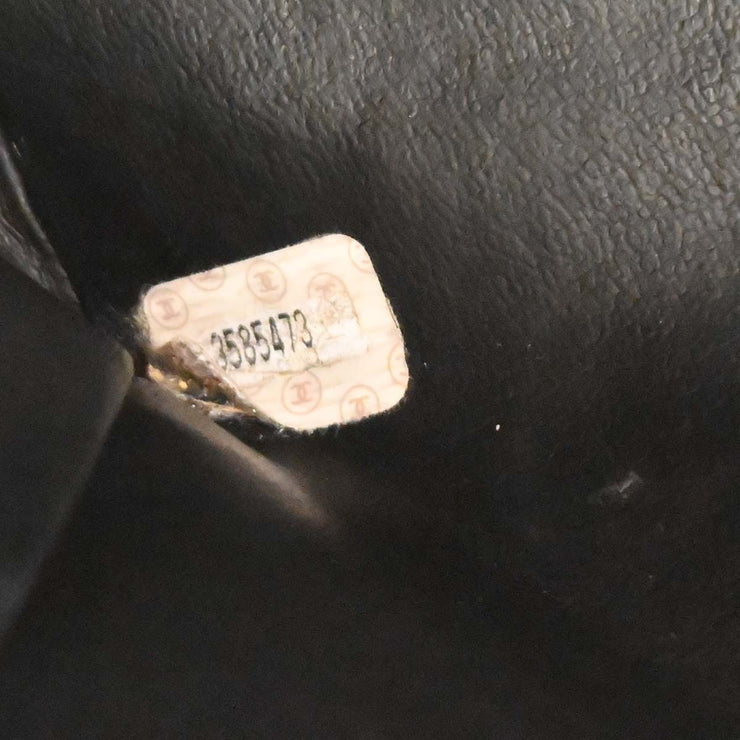 Chanel Black Calfskin Bowling Bag 50 154249