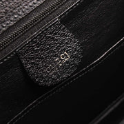 Gucci Black Pigskin Bamboo 2way Handbag 000.926.0633  154251