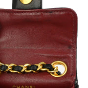 Chanel Black Lambskin Classic Flap Micro Bum Belt Bag 154252