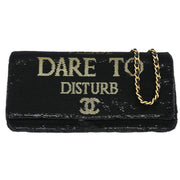 Chanel Black Sequins Dare To Disturb Shoulder Bag 154253