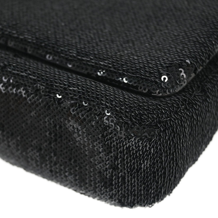 Chanel Black Sequins Dare To Disturb Shoulder Bag 154253