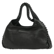 Chanel Black Calfskin Around Chain Hobo Handbag 154254