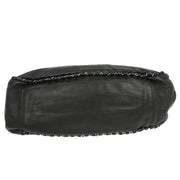 Chanel Black Calfskin Around Chain Hobo Handbag 154254