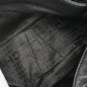 Chanel Black Calfskin Around Chain Hobo Handbag 154254