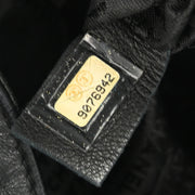Chanel Black Calfskin Around Chain Hobo Handbag 154254