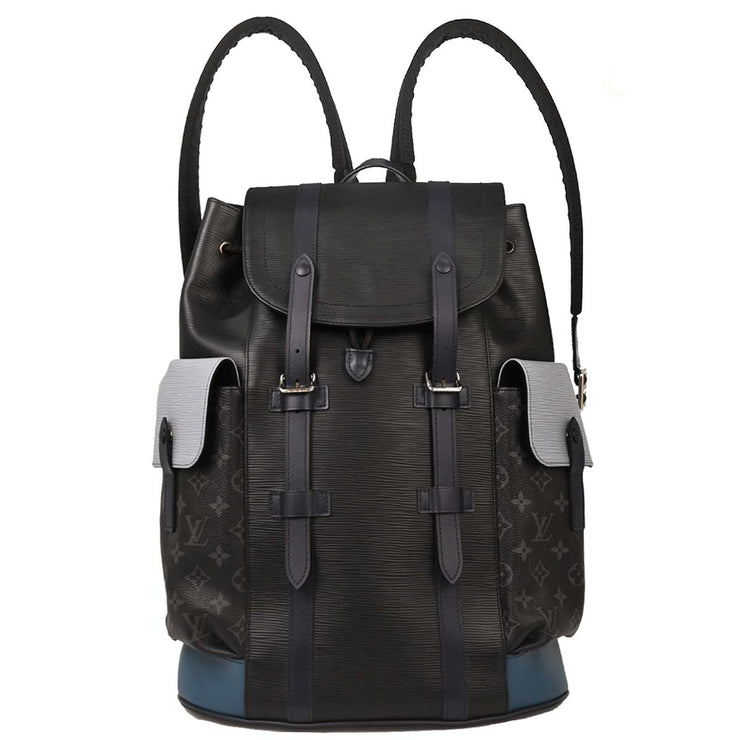 Louis Vuitton Epi Monogram Eclipse Christopher PM Backpack M53424 TR3107 154268