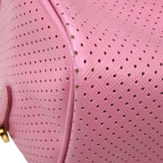 Prada Pink Yellow Perforated Handbag BL0655 31 22 154269