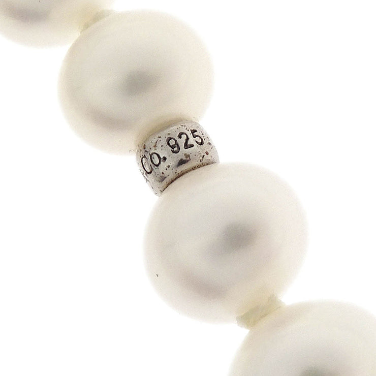 Tiffany & Co. Chain Necklace SV925 Silver Freshwater Pearl 154276