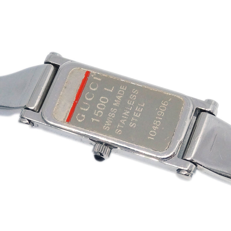 Gucci 1500L Quartz Watch SS 154301