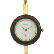 Gucci 11/12 Change Bezel Chameleon Quartz Watch SS 154302