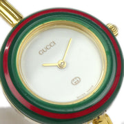Gucci 11/12 Change Bezel Chameleon Quartz Watch SS 154302