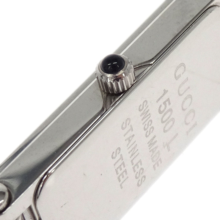 Gucci 1500L Quartz Watch SS 154305