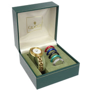 Gucci 11/12 Change Bezel Chameleon Quartz Watch SS 154311