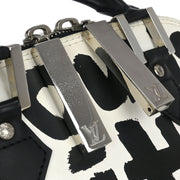 Louis Vuitton Black Graffiti Alma MM Handbag M92179 BA0041 154316