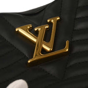 Louis Vuitton Black Wave Heart Clutch Shoulder Bag M52796 NZ4168 154318