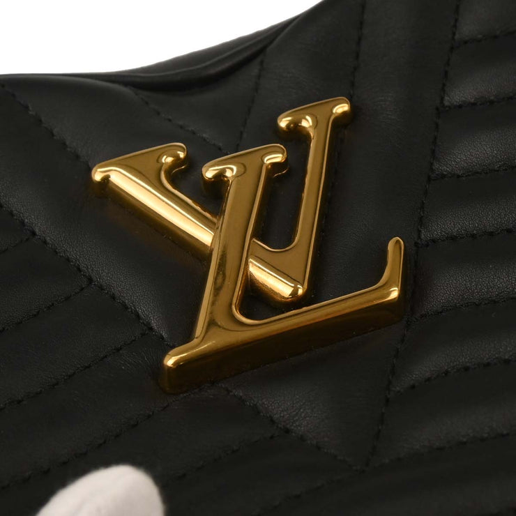 Louis Vuitton Black Wave Heart Clutch Shoulder Bag M52796 NZ4168 154318