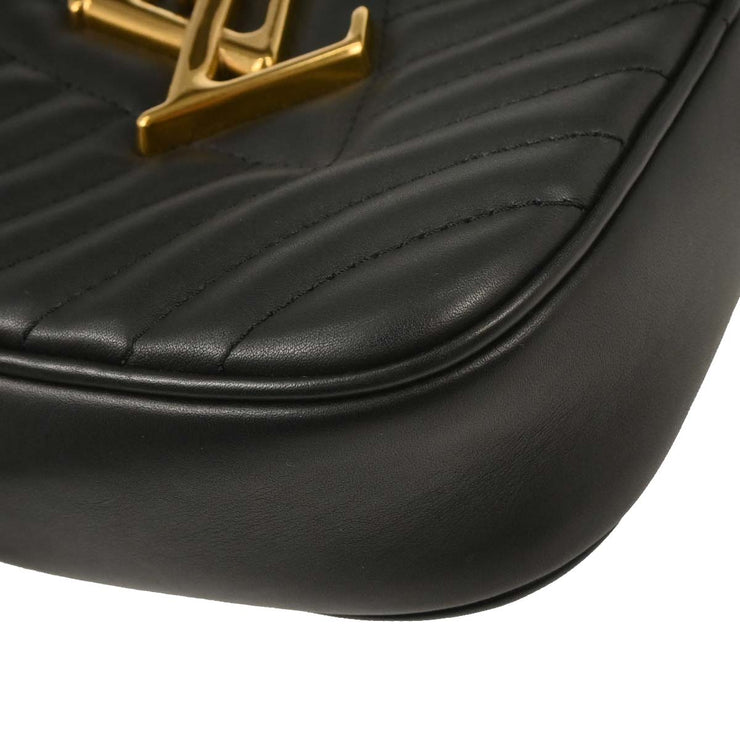 Louis Vuitton Black Wave Heart Clutch Shoulder Bag M52796 NZ4168 154318