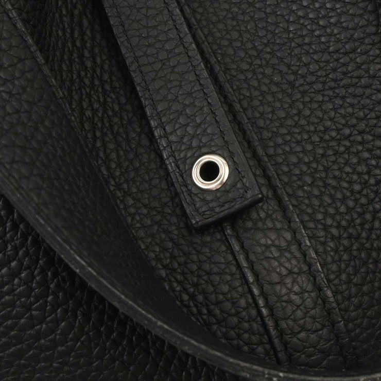 Hermes Black Taurillon Clemence Picotin Lock 26 GM Handbag AIT001KT 154319