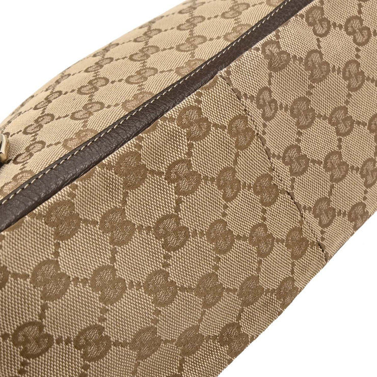 Gucci Beige Canvas GG Abbey D Ring Tote Handbag 130739 002404 154326