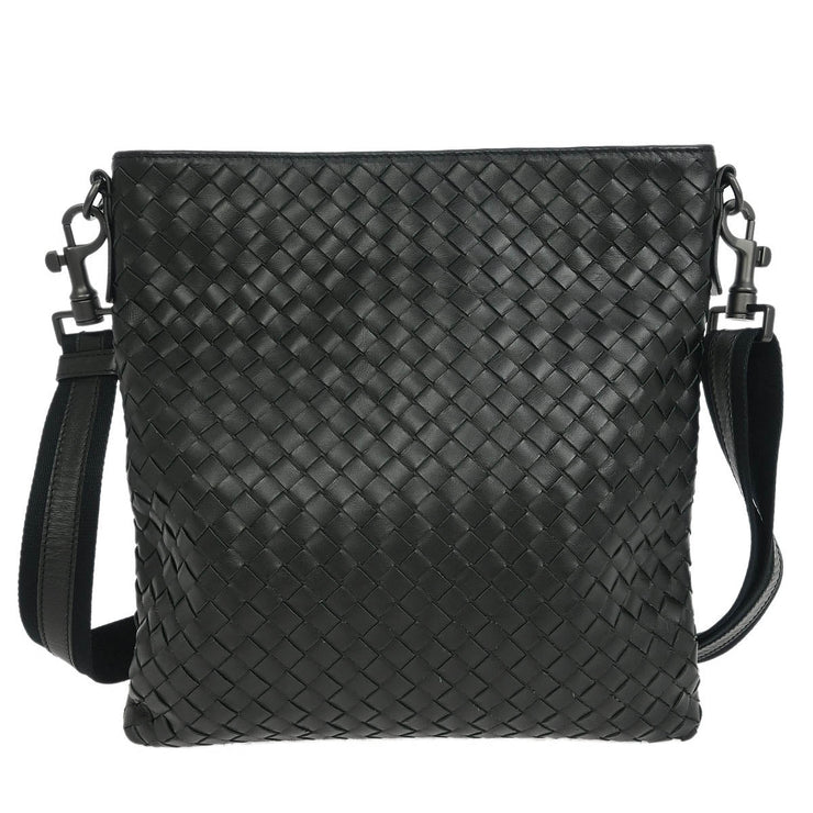Bottega Veneta Black Intrecciato Shoulder Bag EPEV 2011 4317 A 154329