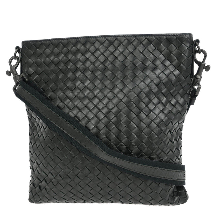 Bottega Veneta Black Intrecciato Shoulder Bag EPEV 2011 4317 A 154329