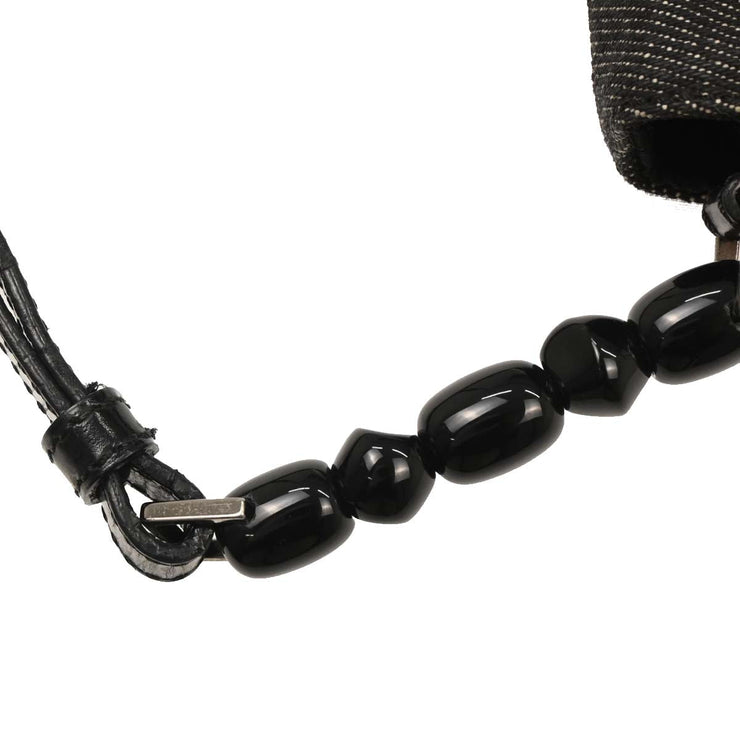 Christian Dior Black Denim Malice Handbag PZ0070 154334