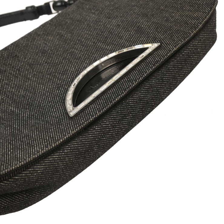 Christian Dior Black Denim Malice Handbag PZ0070 154334