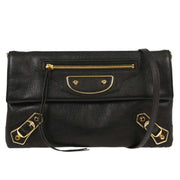 Balenciaga Black Leather Envelope Shoulder Bag 390167¥1000¥E¥525040 154337