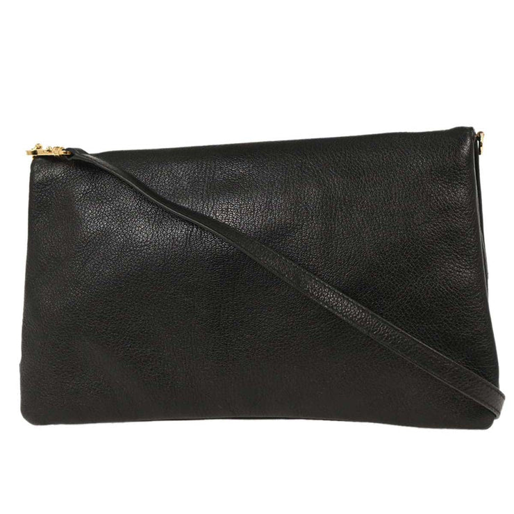 Balenciaga Black Leather Envelope Shoulder Bag 390167¥1000¥E¥525040 154337
