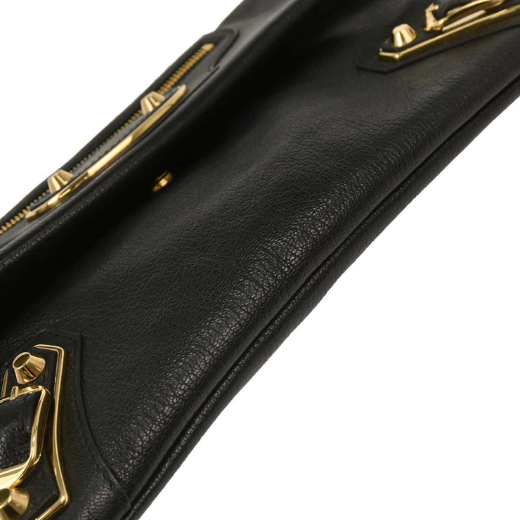 Balenciaga Black Leather Envelope Shoulder Bag 390167¥1000¥E¥525040 154337