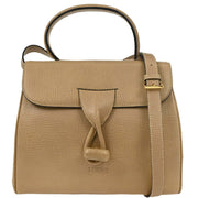 Loewe Beige Leather 2way Handbag 154342