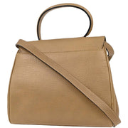 Loewe Beige Leather 2way Handbag 154342
