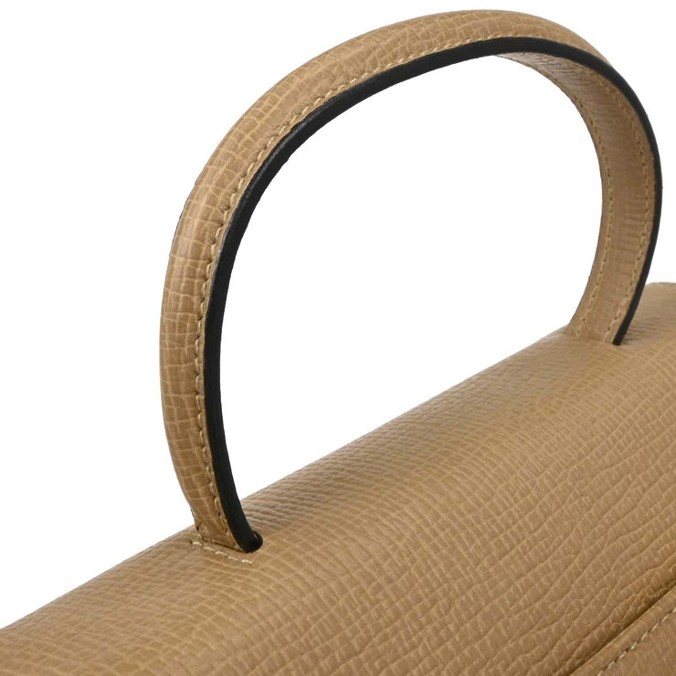 Loewe Beige Leather 2way Handbag 154342