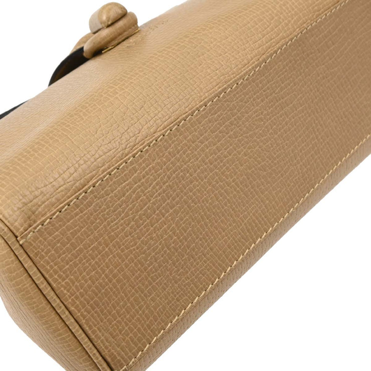 Loewe Beige Leather 2way Handbag 154342