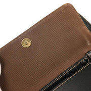 Loewe Black Brown Leather Velazquez 2way Shoulder Handbag L16 154348
