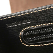 Loewe Black Brown Leather Velazquez 2way Shoulder Handbag L16 154348