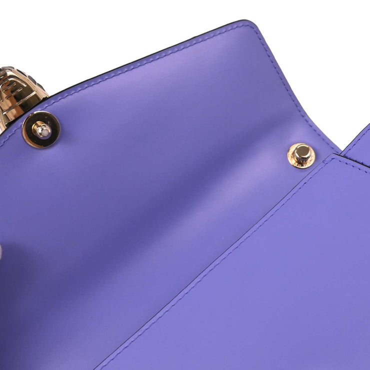 Bvlgari Purple Leather Serpenti Forever Shoulder Bag 154352