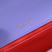 Bvlgari Purple Leather Serpenti Forever Shoulder Bag 154352