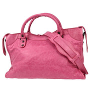 Balenciaga Pink The City Medium Handbag 115748¥5669 502752 154355