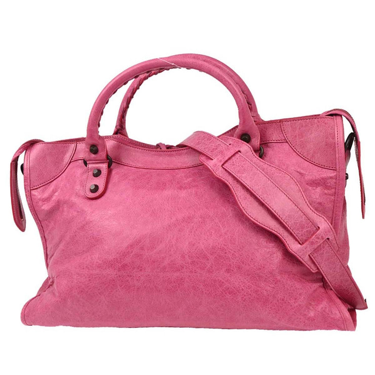 Balenciaga Pink The City Medium Handbag 115748¥5669 502752 154355