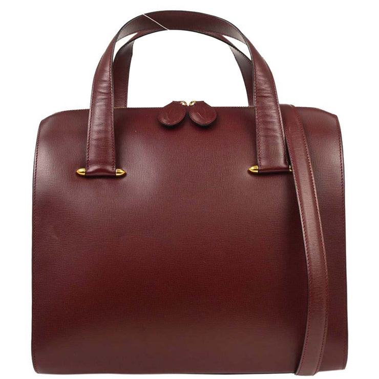 Cartier Bordeaux Handbag ELDC 154357