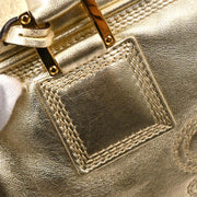 Loewe Metallic Gold Leather Amazona 28 Handbag 270709 154358