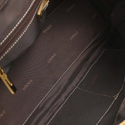 Loewe Metallic Gold Leather Amazona 28 Handbag 270709 154358