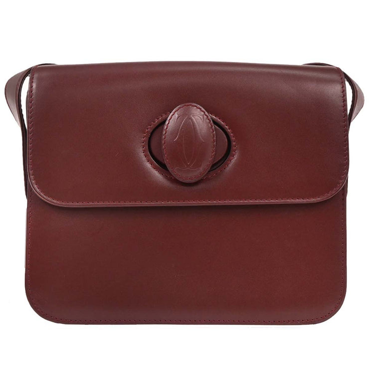 Cartier Bordeaux Shoulder Bag C33 154359