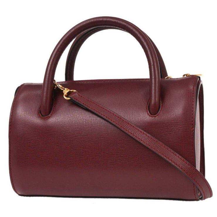 Cartier Bordeaux 2way Handbag L46 154360