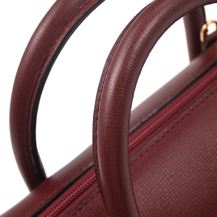 Cartier Bordeaux 2way Handbag L46 154360