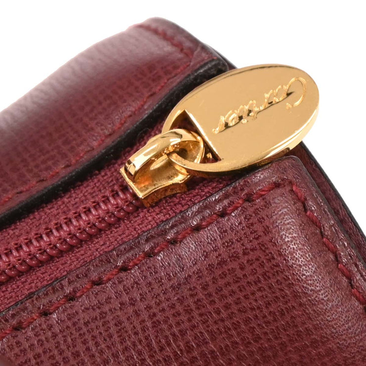 Cartier Bordeaux 2way Handbag L46 154360
