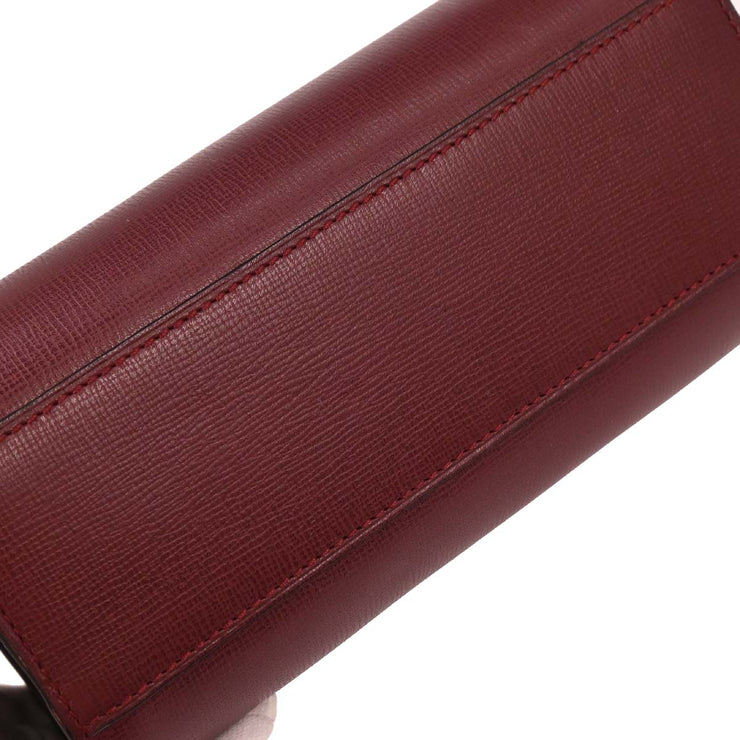 Cartier Bordeaux 2way Handbag L46 154360