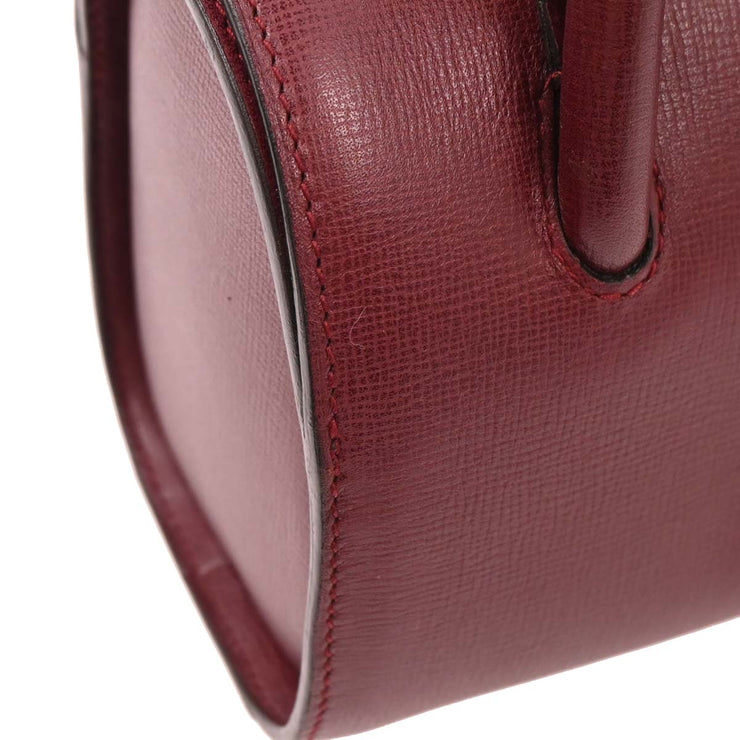 Cartier Bordeaux 2way Handbag L46 154360
