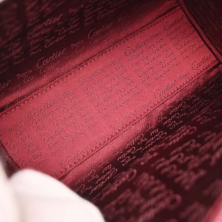 Cartier Bordeaux 2way Handbag L46 154360